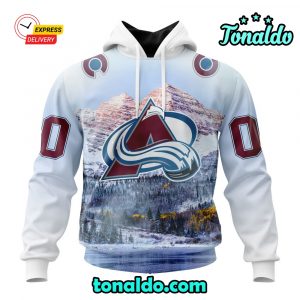 NHL Colorado Avalanche Special Design With Rocky Mountain