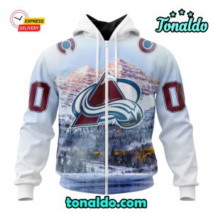 NHL Colorado Avalanche Special Design With Rocky Mountain