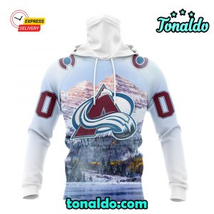 NHL Colorado Avalanche Special Design With Rocky Mountain