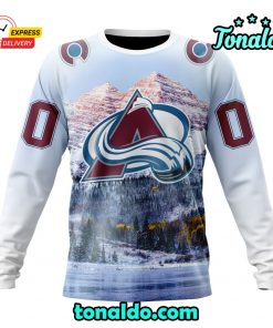 NHL Colorado Avalanche Special Design With Rocky Mountain