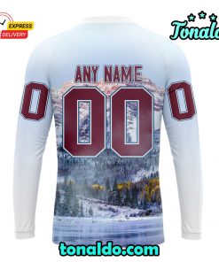 NHL Colorado Avalanche Special Design With Rocky Mountain