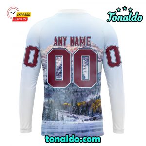 NHL Colorado Avalanche Special Design With Rocky Mountain