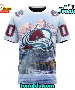 NHL Colorado Avalanche Special Design With Rocky Mountain