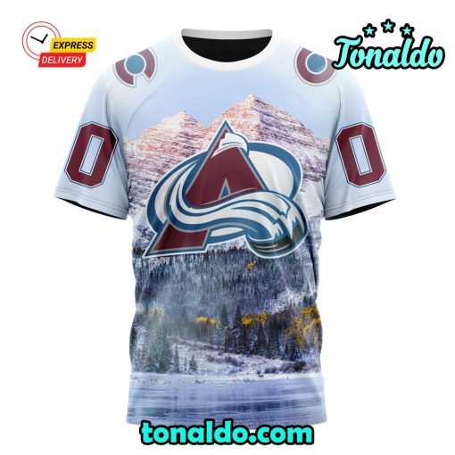 NHL Colorado Avalanche Special Design With Rocky Mountain Hoodie