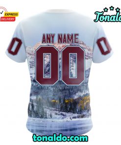 NHL Colorado Avalanche Special Design With Rocky Mountain