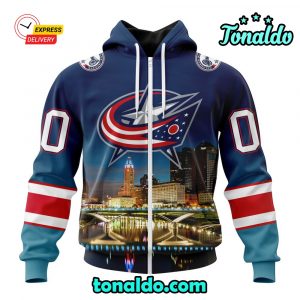 NHL Columbus Blue Jackets Special Design With City Skyline