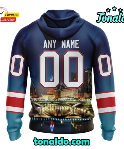 NHL Columbus Blue Jackets Special Design With City Skyline