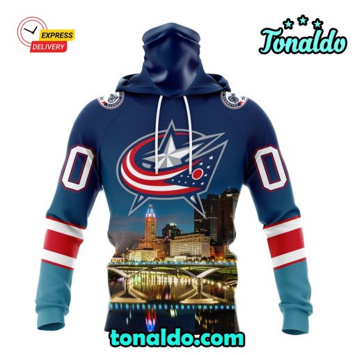 NHL Columbus Blue Jackets Special Design With City Skyline Hoodie