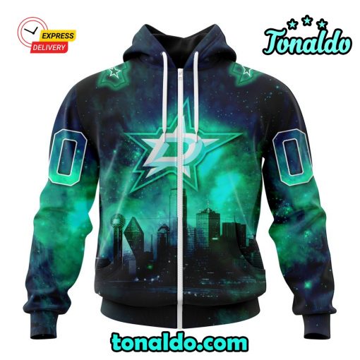 NHL Dallas Stars Special Design With Night Sky Galaxy Hoodie