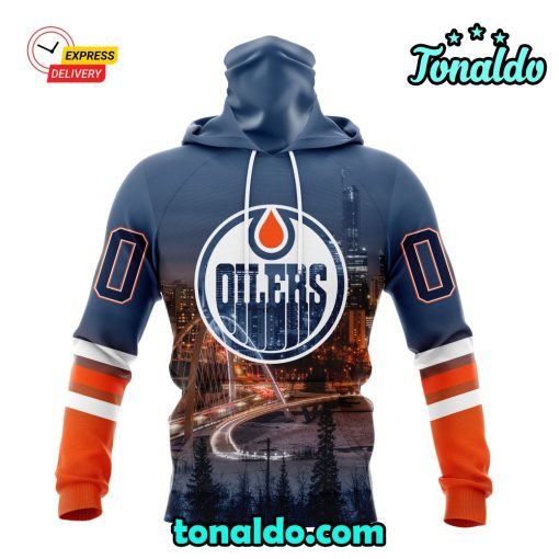 NHL Edmonton Oilers Special Design With Walterdale Bridge Hoodie