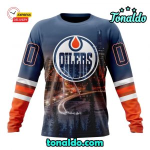 NHL Edmonton Oilers Special Design With Walterdale Bridge