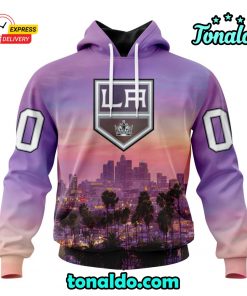 NHL Los Angeles Kings Special Design With City Skyline Hoodie