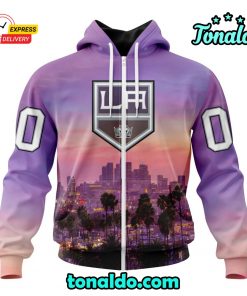 NHL Los Angeles Kings Special Design With City Skyline Hoodie