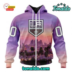 NHL Los Angeles Kings Special Design With City Skyline