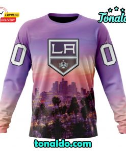 NHL Los Angeles Kings Special Design With City Skyline