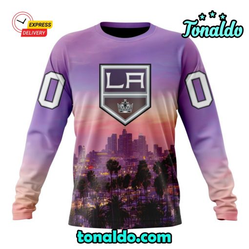 NHL Los Angeles Kings Special Design With City Skyline Hoodie