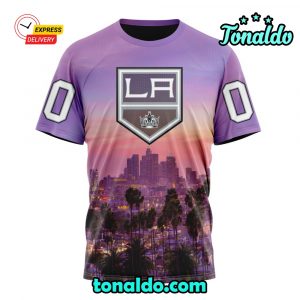 NHL Los Angeles Kings Special Design With City Skyline