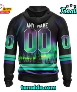 NHL Minnesota Wild Special Design With Northern Lights