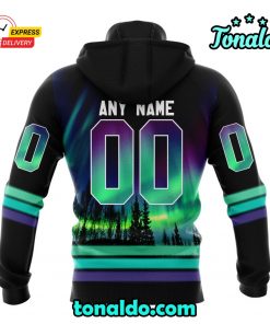 NHL Minnesota Wild Special Design With Northern Lights