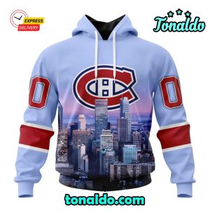 NHL Montreal Canadiens Special Design With City Skyline