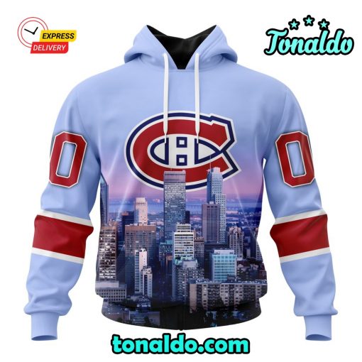 NHL Montreal Canadiens Special Design With City Skyline Hoodie