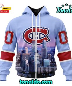 NHL Montreal Canadiens Special Design With City Skyline Hoodie