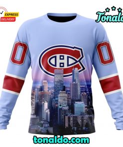 NHL Montreal Canadiens Special Design With City Skyline