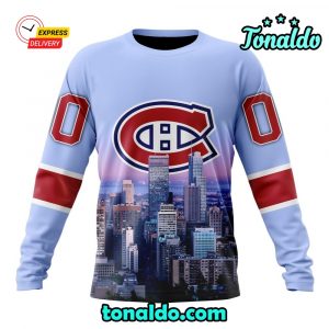 NHL Montreal Canadiens Special Design With City Skyline