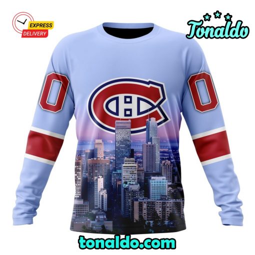 NHL Montreal Canadiens Special Design With City Skyline Hoodie