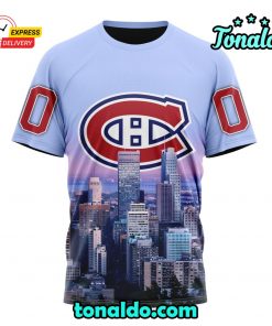 NHL Montreal Canadiens Special Design With City Skyline