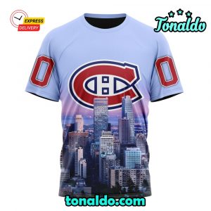 NHL Montreal Canadiens Special Design With City Skyline