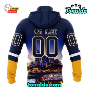 NHL Nashville Predators Special Design With City Skyline