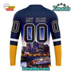 NHL Nashville Predators Special Design With City Skyline