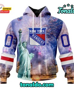 NHL New York Rangers Special Design With The Statue Of Liberty Hoodie