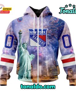 NHL New York Rangers Special Design With The Statue Of Liberty