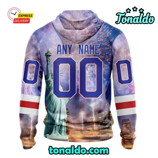 NHL New York Rangers Special Design With The Statue Of Liberty Hoodie