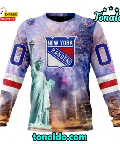 NHL New York Rangers Special Design With The Statue Of Liberty