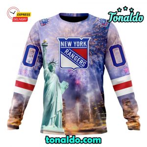 NHL New York Rangers Special Design With The Statue Of Liberty