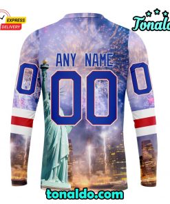 NHL New York Rangers Special Design With The Statue Of Liberty