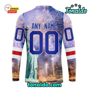 NHL New York Rangers Special Design With The Statue Of Liberty