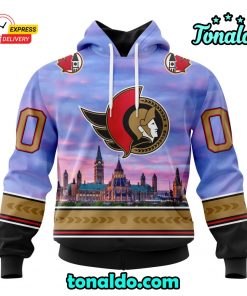 NHL Ottawa Senators Special Design With Parliament Hill