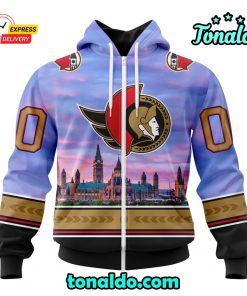 NHL Ottawa Senators Special Design With Parliament Hill Hoodie