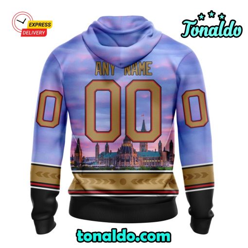 NHL Ottawa Senators Special Design With Parliament Hill Hoodie