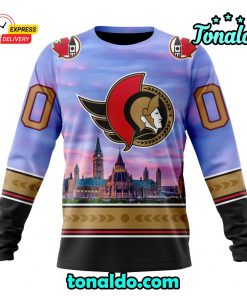 NHL Ottawa Senators Special Design With Parliament Hill