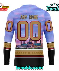 NHL Ottawa Senators Special Design With Parliament Hill