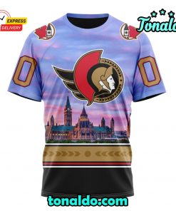 NHL Ottawa Senators Special Design With Parliament Hill