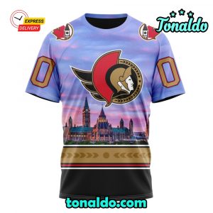 NHL Ottawa Senators Special Design With Parliament Hill