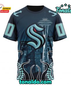 NHL Seattle Kraken Special Design With Space Needle