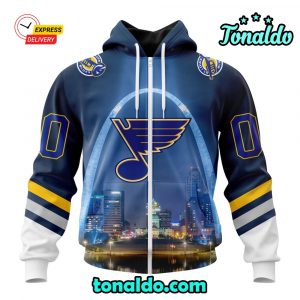 NHL St Louis Blues Special Design With Gateway Arch