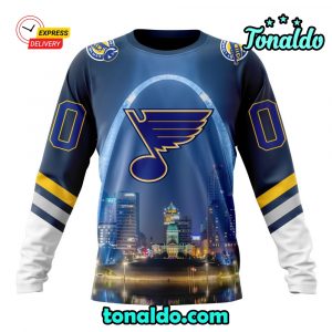 NHL St Louis Blues Special Design With Gateway Arch